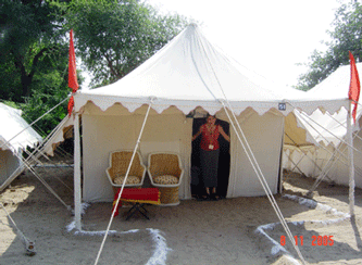 Tent in Pashkar India